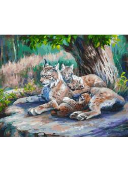 Набор для творчества Белоснежка Картина по номерам на холсте Материнская невозмутимость 40*50 см