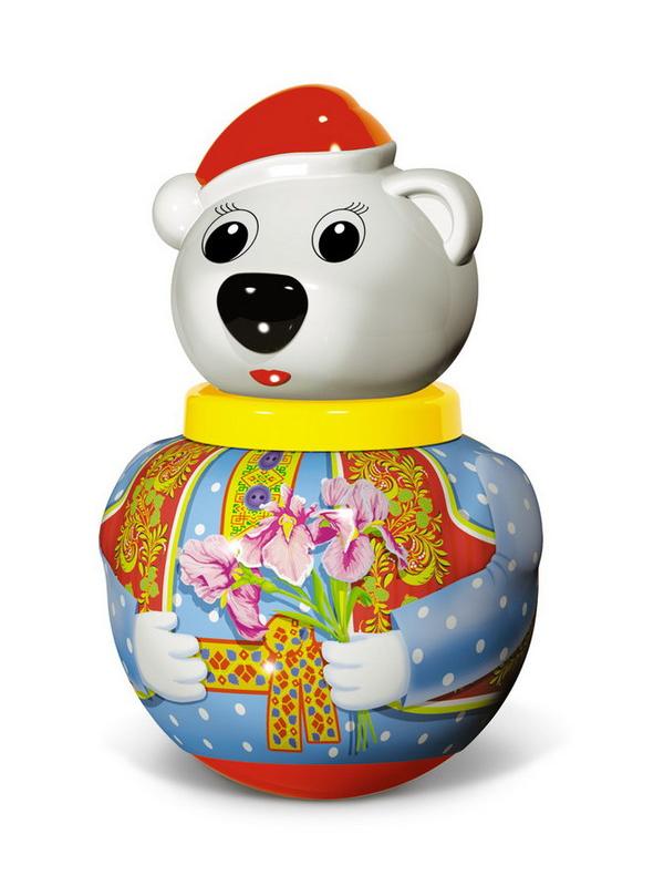 Неваляшка малая Белый медведь &