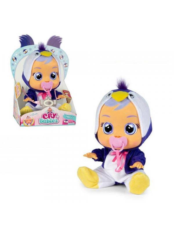 Кукла IMC Toys Cry Babies Плачущий младенец Pingui, 31 см