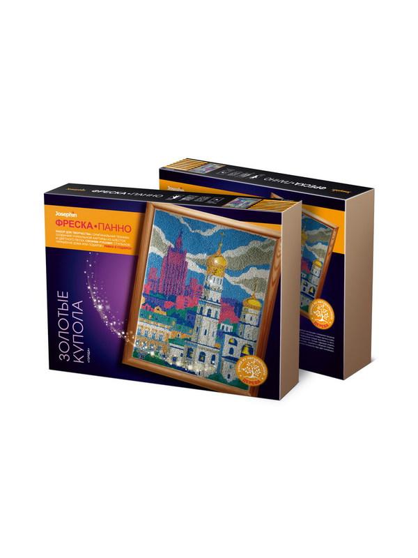 Набор для творчества Josephin Super фреска Города. Золотые купола