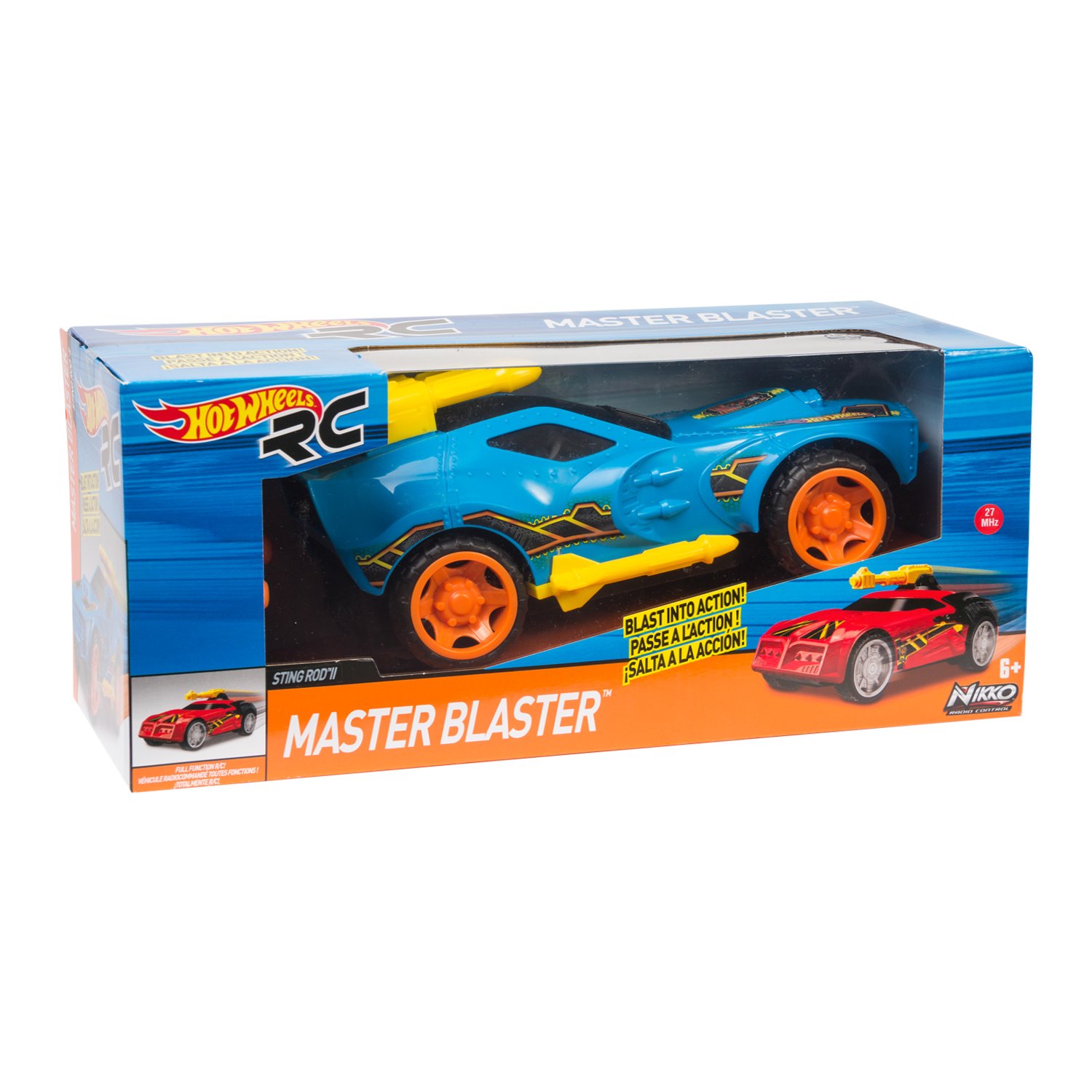 Машинка Hot Wheels Master Blaster р/у 26 см 91812