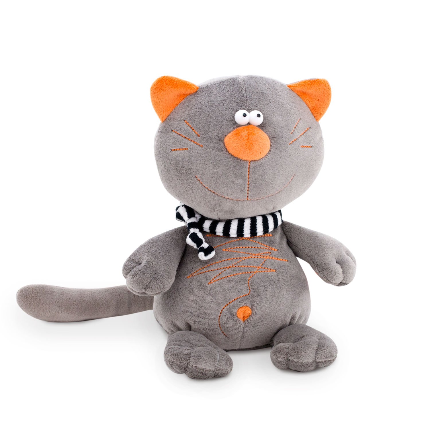 Мягкая игрушка Orange Toys «Кот Батон» серый MC2370В / 20 см.