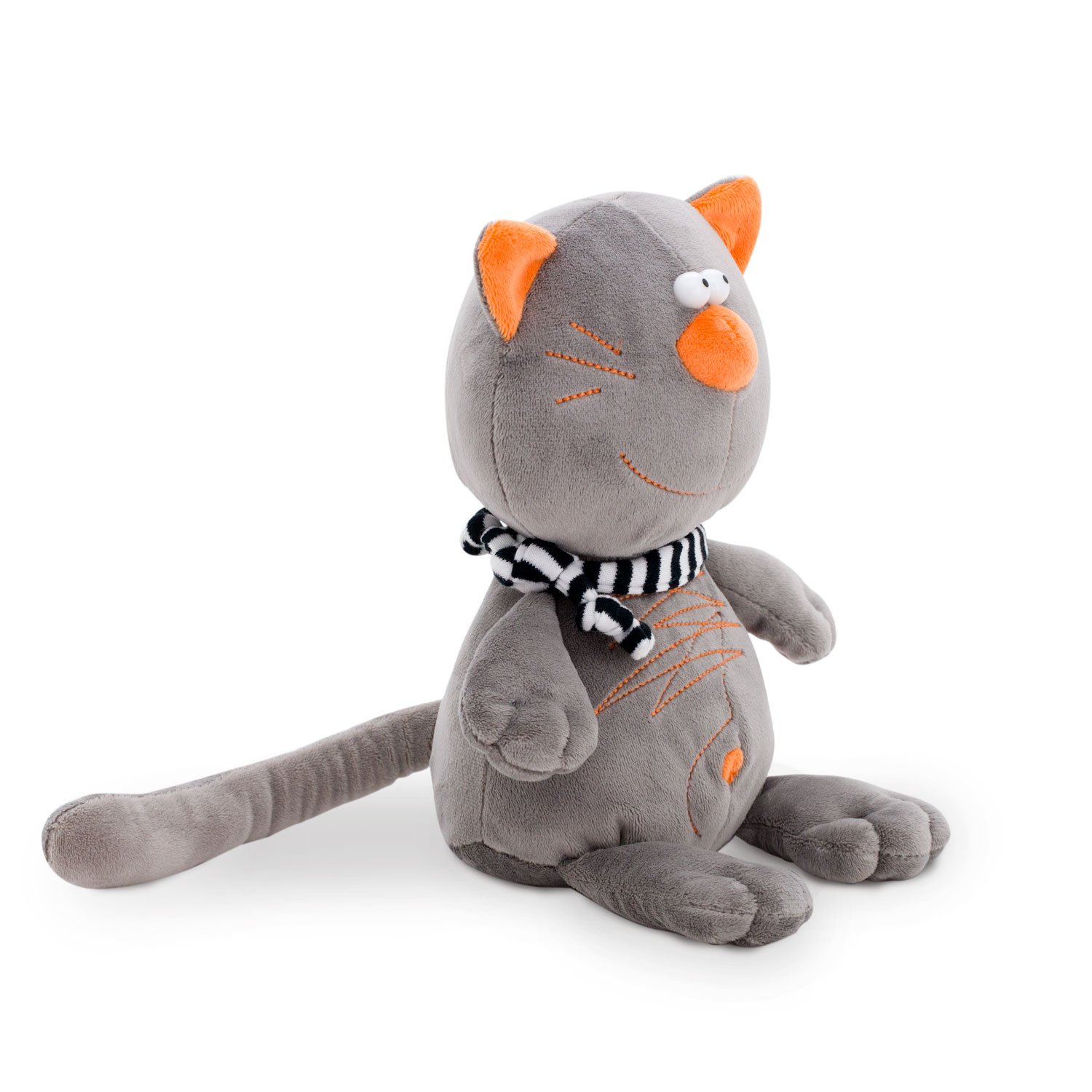 Мягкая игрушка Orange Toys «Кот Батон» серый MC2370В / 20 см.