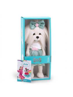 Мягкая игрушка Orange Toys Собачка Lucky Mimi Розовый бутон с каркасом 25 см