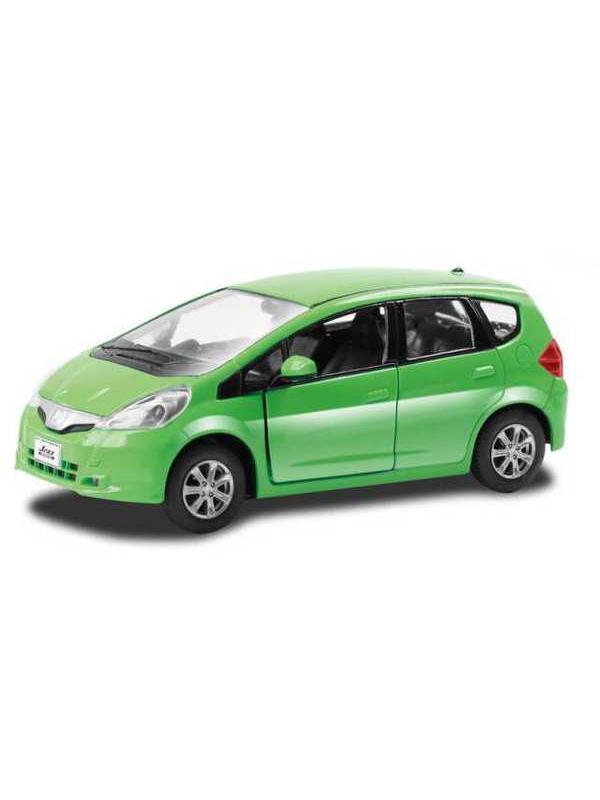 Машинка металлическая Uni-Fortune RMZ City 1:32 Honda Jazz, инерционная, зеленая, 12,7 x 4,9 x 4,1см