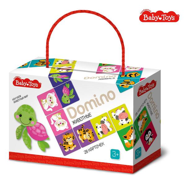 Домино Десятое королевство серия Baby Toys Животные 28 карточек