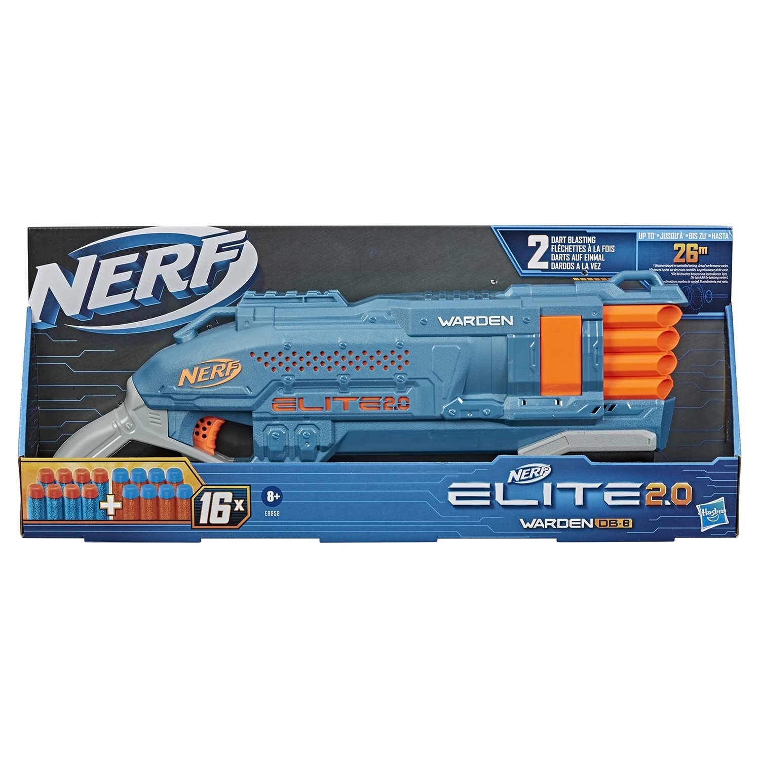 Бластер Hasbro Nerf Elite 2.0 «Варден» E9959EU4
