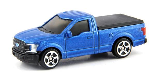 Машинка металлическая Uni-Fortune RMZ City 1:64 Ford F150 2018 (цвет синий)