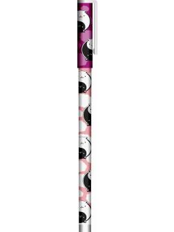 Ручка шариковая CENTRUM Коты розовая 0.7мм цвет чернил синий