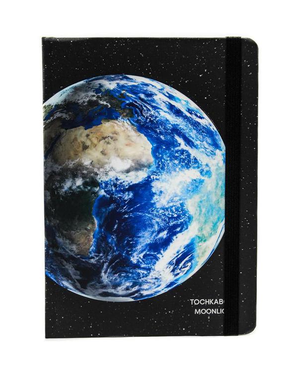 Блокнот Проф-Пресс Точкабук Плянета Земля, светящийся в темноте