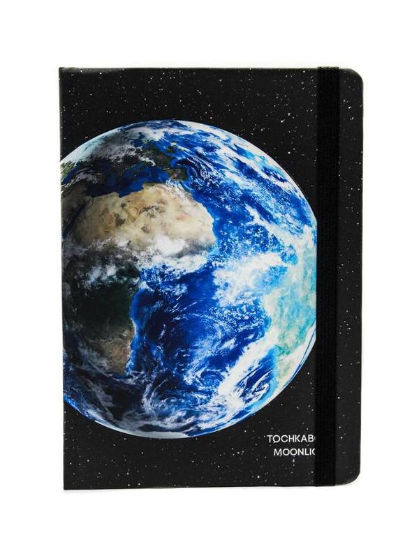 Блокнот Проф-Пресс Точкабук Плянета Земля, светящийся в темноте