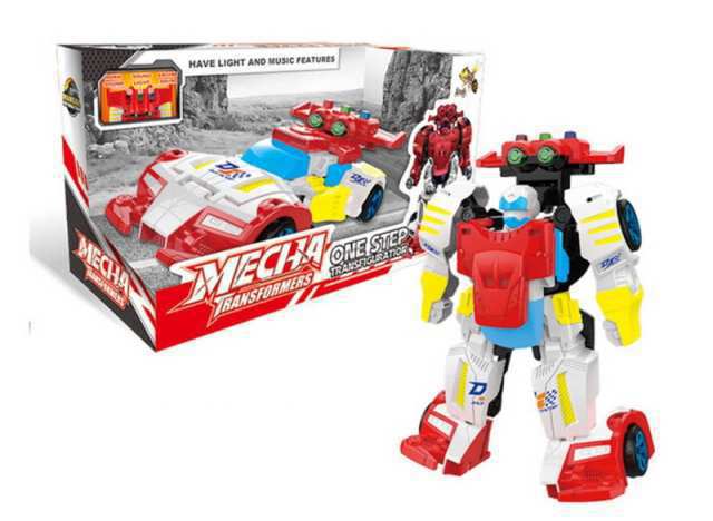 Робот-трансформер, световые и звуковые эффекты, 23,7х11,2х13 см