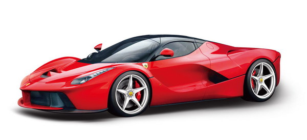 Машинка на радиоуправлении RASTAR Ferrari LaFerrari, со световыми эффектами, открываются двери, цвет красный 27MHZ, 1:14