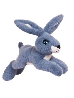 Реснички. Кролик серо-голубой 26 см, игрушка мягкая