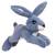 Реснички. Кролик серо-голубой 26 см, игрушка мягкая