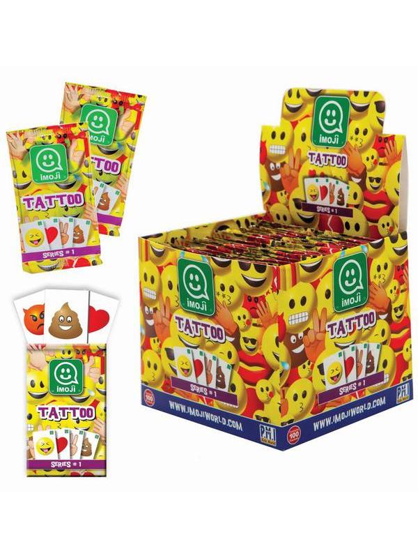 Тату Imoji (6 шт в пакетике), Серия 1, в дисплее 50 пакетов.