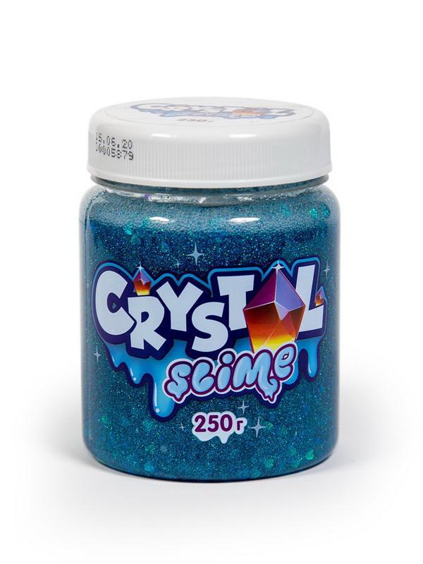 Слайм Slime Crystal голубой, 250г