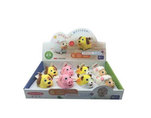 Фигурка Junfa 4 вида собачка, котенок, свинка, овечка