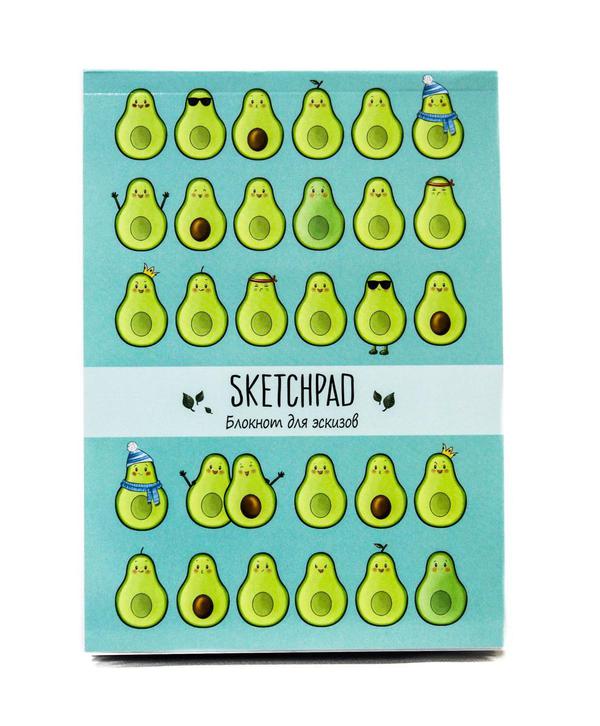 Блокнот Проф-Пресс Скетчпад Авокадо, 40 листов
