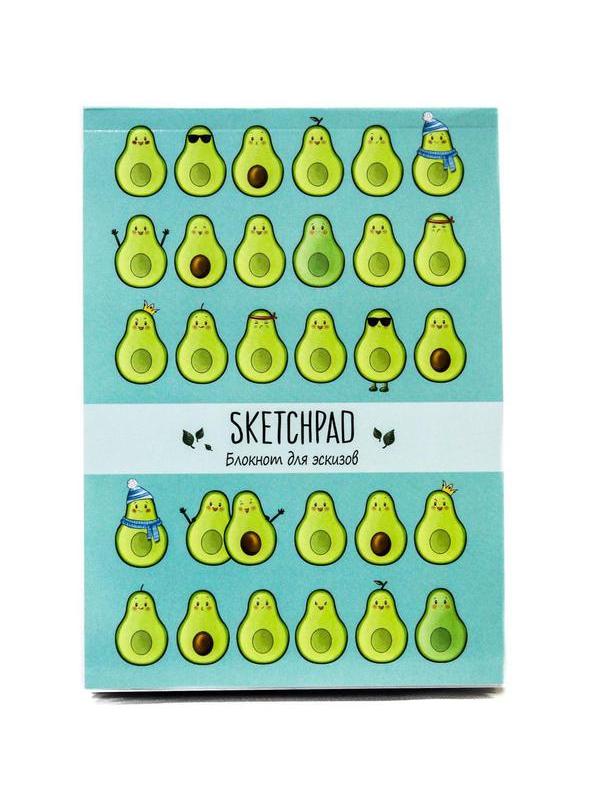 Блокнот Проф-Пресс Скетчпад Авокадо, 40 листов