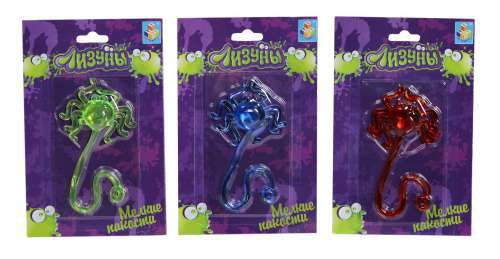 Лизун 1TOY Мелкие пакости Паук 5х6,5+14,5 см. блистер, 2 вида, 36 шт в д/б