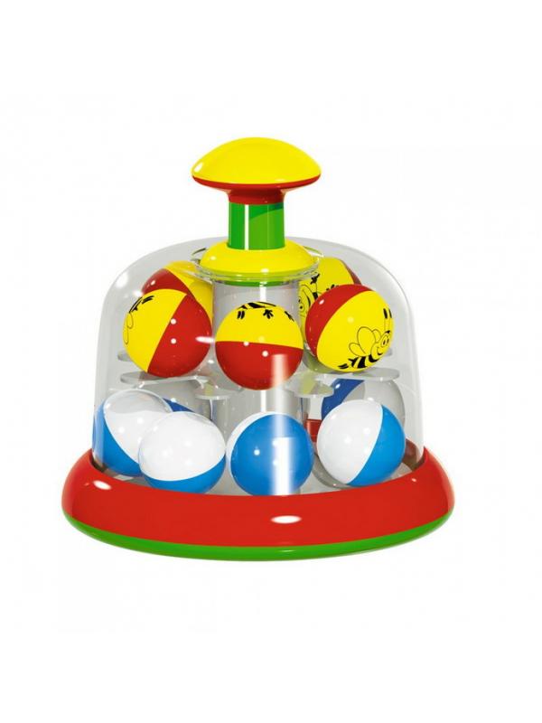 Игрушка для малышей «Юла-карусель» с шариками 01323