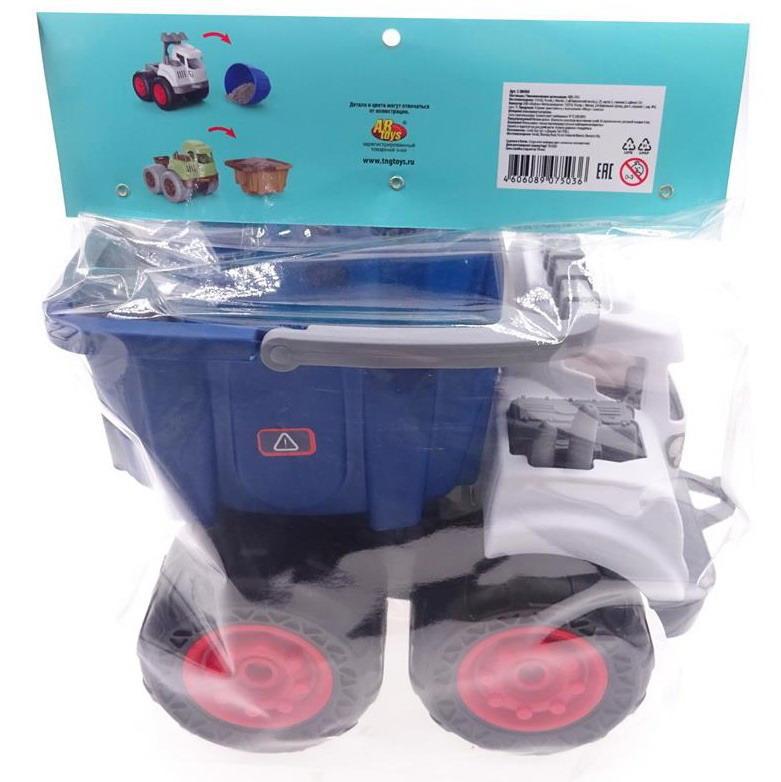 Машинка ABtoys Спецтехника Городские службы Самосвал со съемным кузовом, сине-белый, 28,4х18,1х20,1см