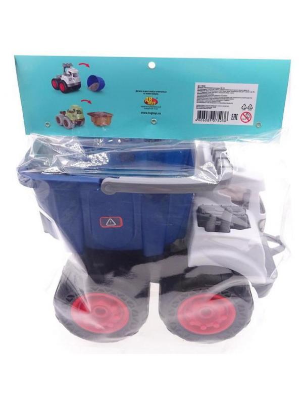 Машинка ABtoys Спецтехника Городские службы Самосвал со съемным кузовом, сине-белый, 28,4х18,1х20,1см