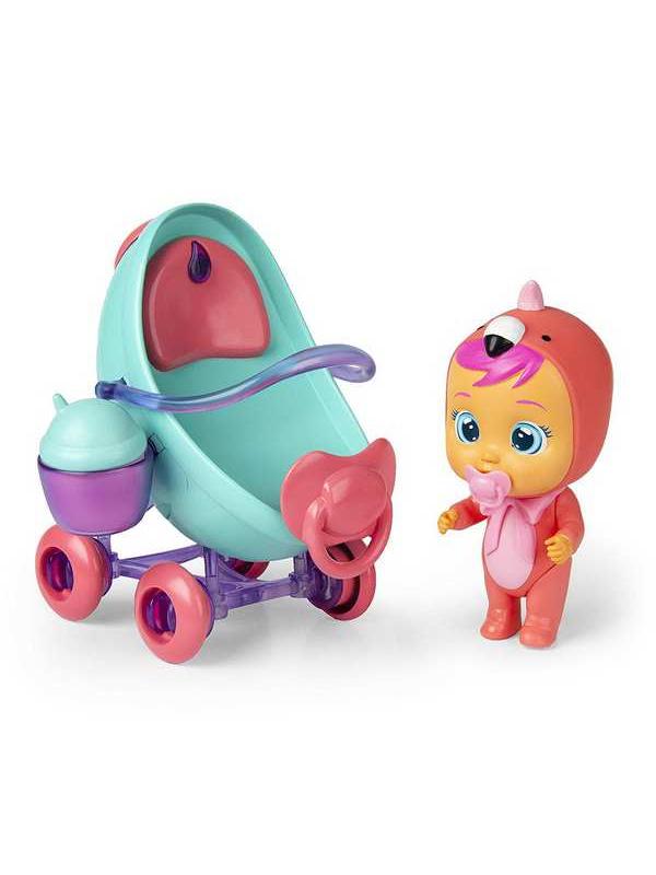 Игровой набор IMC Toys Cry Babies Magic Tears Плачущий младенец Фэнси в комплекте с коляской и аксессуарами