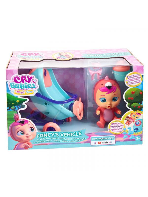 Игровой набор IMC Toys Cry Babies Magic Tears Плачущий младенец Фэнси в комплекте с коляской и аксессуарами