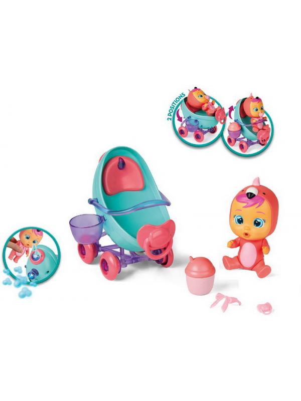 Игровой набор IMC Toys Cry Babies Magic Tears Плачущий младенец Фэнси в комплекте с коляской и аксессуарами