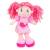 Кукла Мягкое сердце, с розовыми волосами в розовом платье, мягконабивная, 20 см / ABtoys
