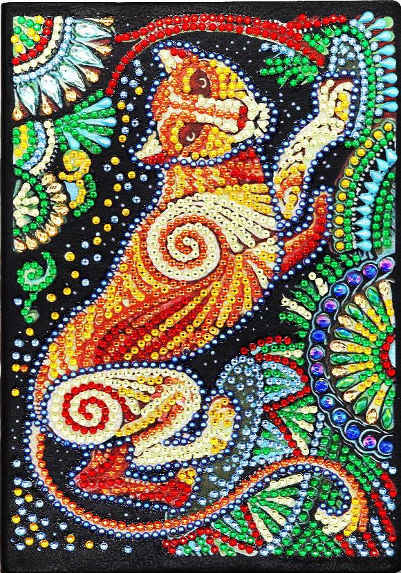 Набор для творчества CENTRUM Алмазная мозаика Ежедневник Тигр