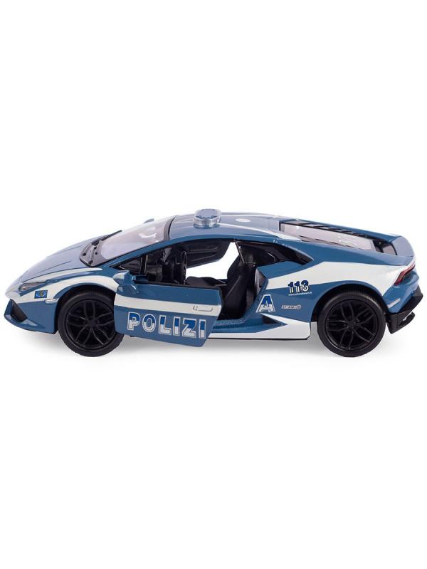 Металлическая машинка Kinsmart 1:36 «Lamborghini Huracan LP610-4 (Police)» KT5382DP, инерционная