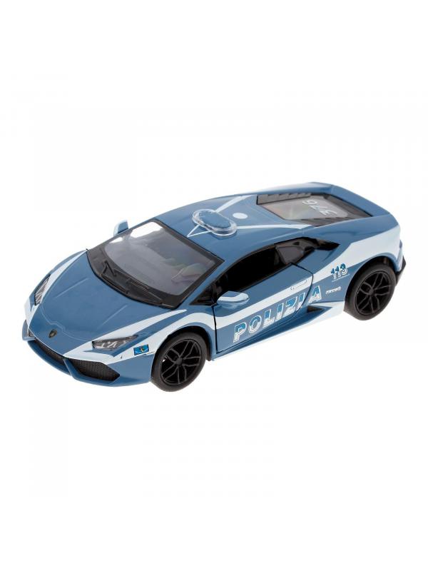 Металлическая машинка Kinsmart 1:36 «Lamborghini Huracan LP610-4 (Police)» KT5382DP, инерционная