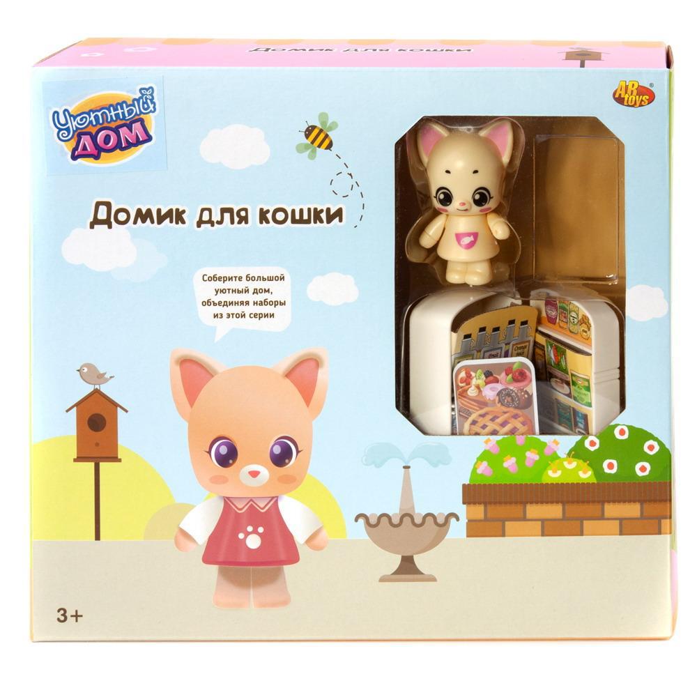 Игровой набор ABtoys Уютный дом Домик для кошки. Кухня