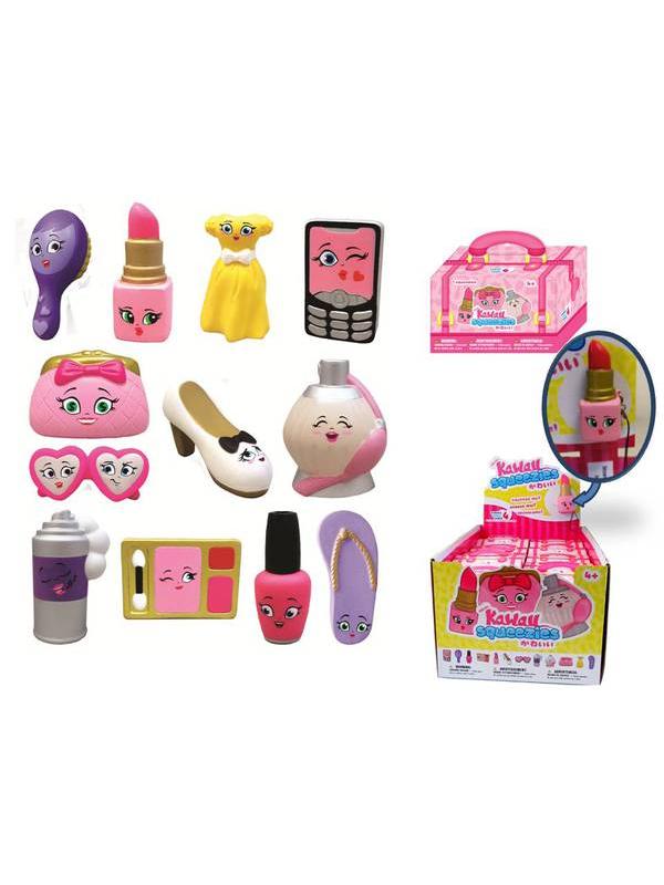Мягкая игрушка Kawaii Squeezies серия Аксессуары для девочек 12 видов