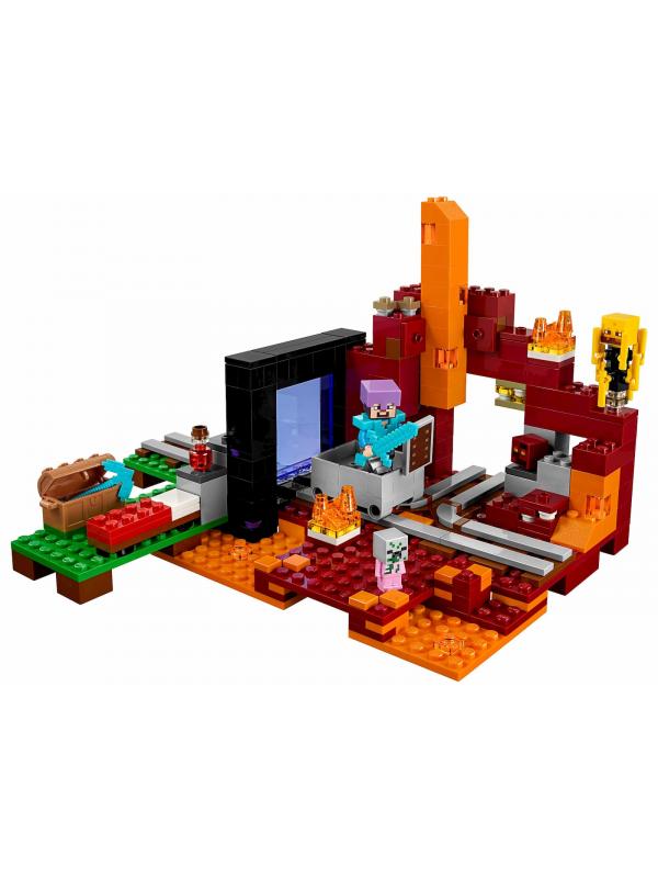 Конструктор LEGO Minecraft «Портал в Подземелье» 21143, 470 деталей