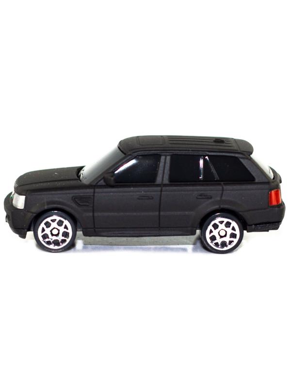 Машинка металлическая Uni-Fortune RMZ City 1:64 «Land Rover Range Rover Sport» без механизмов, черный матовый цвет