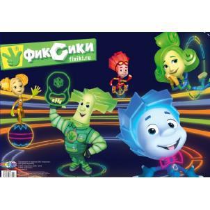 Покрытие на стол Фиксики, формат А4+, полипропелен 34*24 см