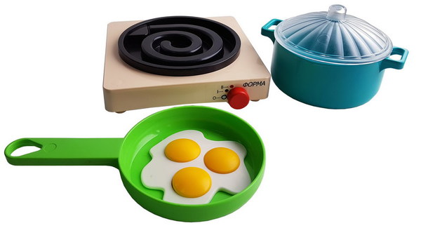 Посуда с плитой &