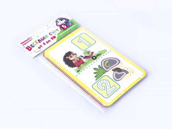 Книга. Умные карточки. Веселый счёт