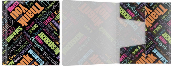 Папка на резинках пластиковая ErichKrause Thank you, A5+ (в коробке-дисплее по 24 шт.)