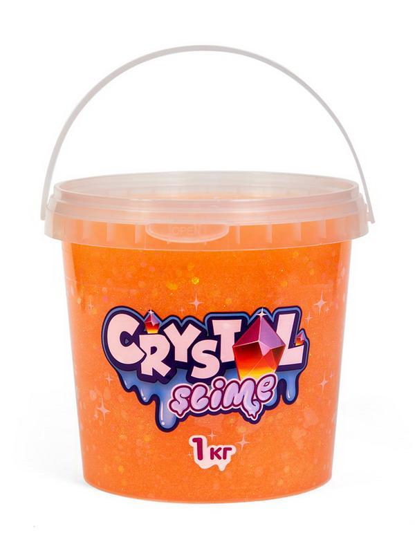 Слайм Slime Crystal апельсиновый, 1 кг