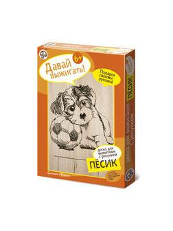 Доски для выжигания с рисунком ПЕСИК. 2шт.