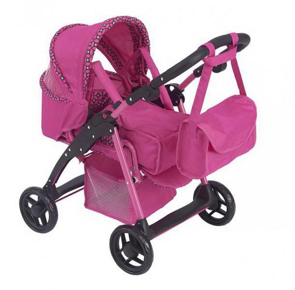 Коляска для куклы Buggy Boom Infiniya трансформер классическая 6 цветов 68*43*79 см