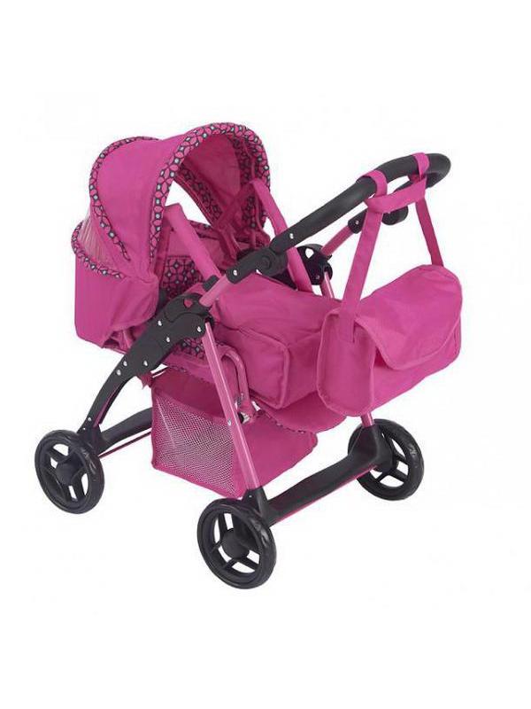 Коляска для куклы Buggy Boom Infiniya трансформер классическая 6 цветов 68*43*79 см