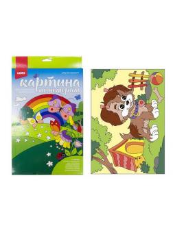 Набор для творчества LORI Картина по номерам для малышей &