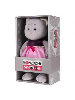 Мягкая игрушка Maxitoys Колбаскин&Мышель Мышель в Фиолетовом Платье 20 см