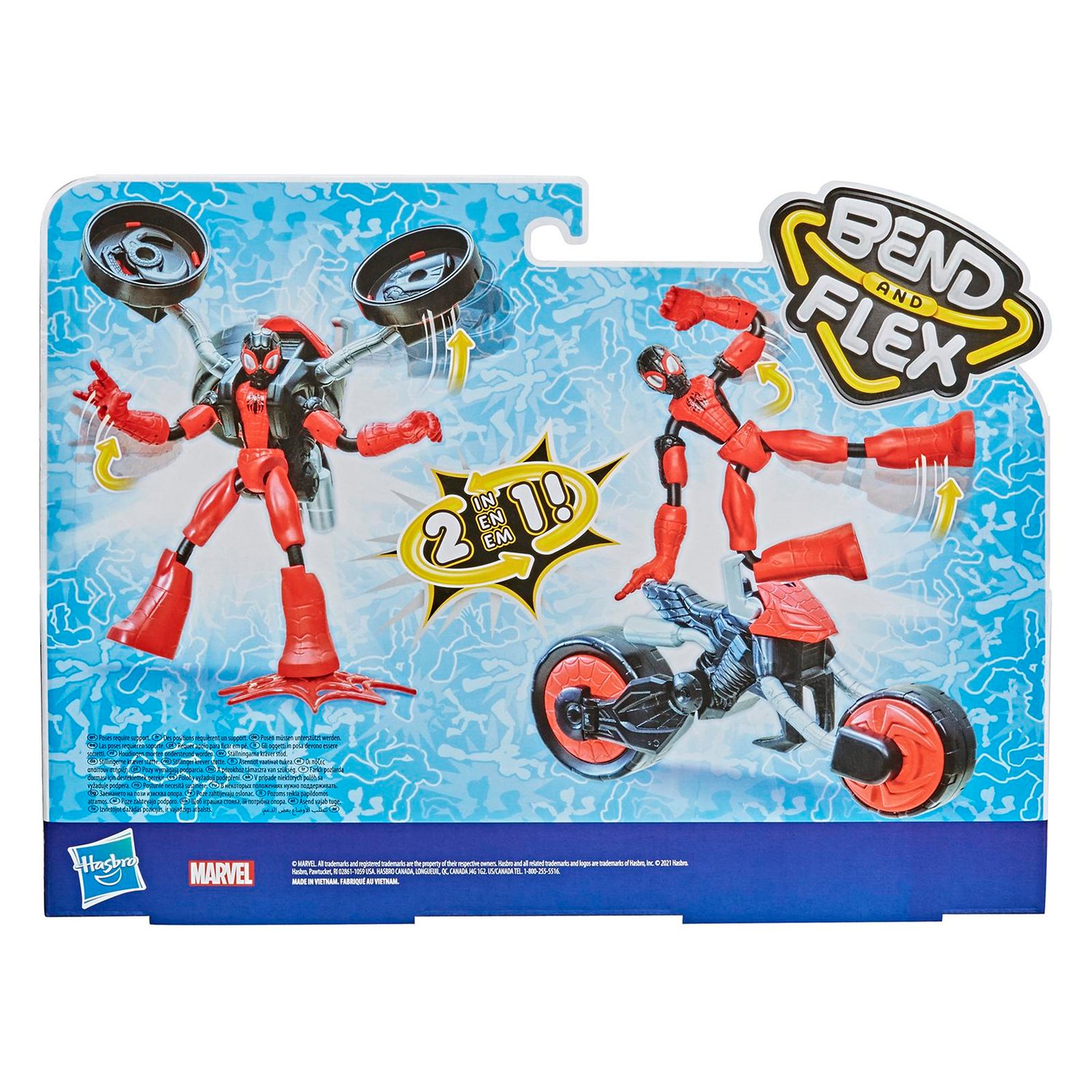Игровой набор Hasbro Бенди «Spider-Man на мотоцикле» F02365L0